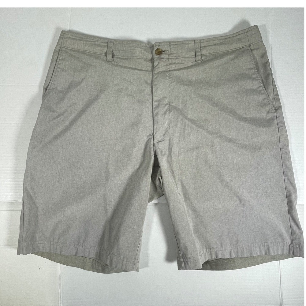 Nicklaus Golf‎ Shorts Mens 36 Tan Flat Front Performance Stretch Casual